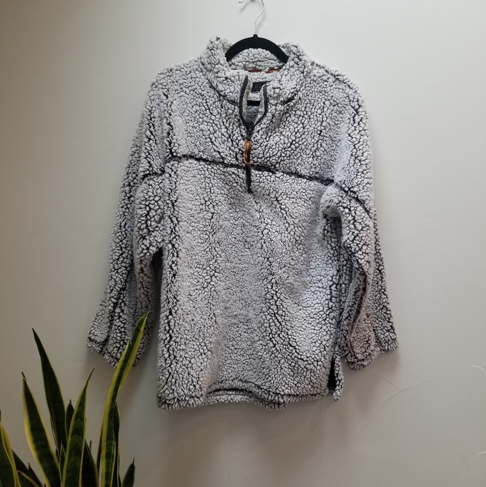 Blue Star Men's Fuzzy Sherpa Pullover Sweater